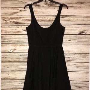 Zac Posen 8 Black Dress w/pockets cocktail/Wedding